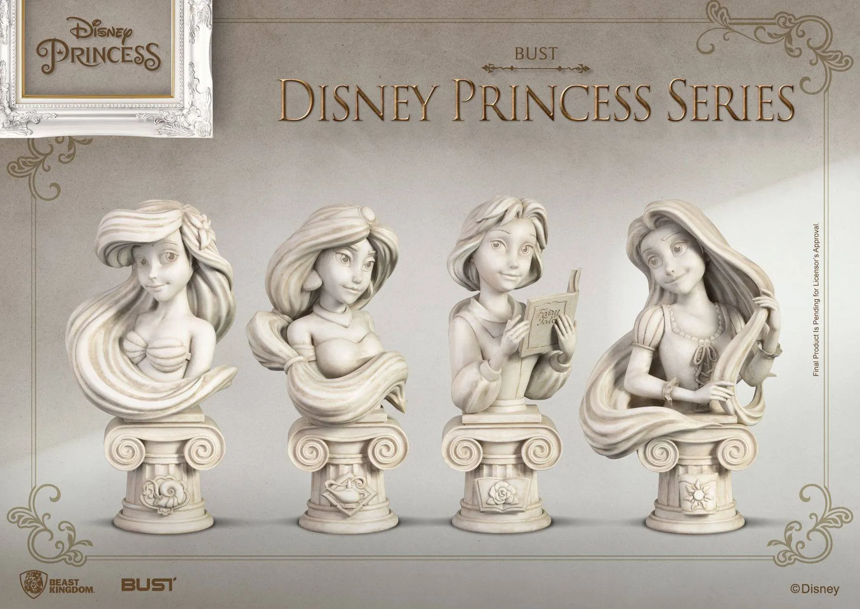 Beast Kingdom Disney Princess Series Jasmine PVC Bust