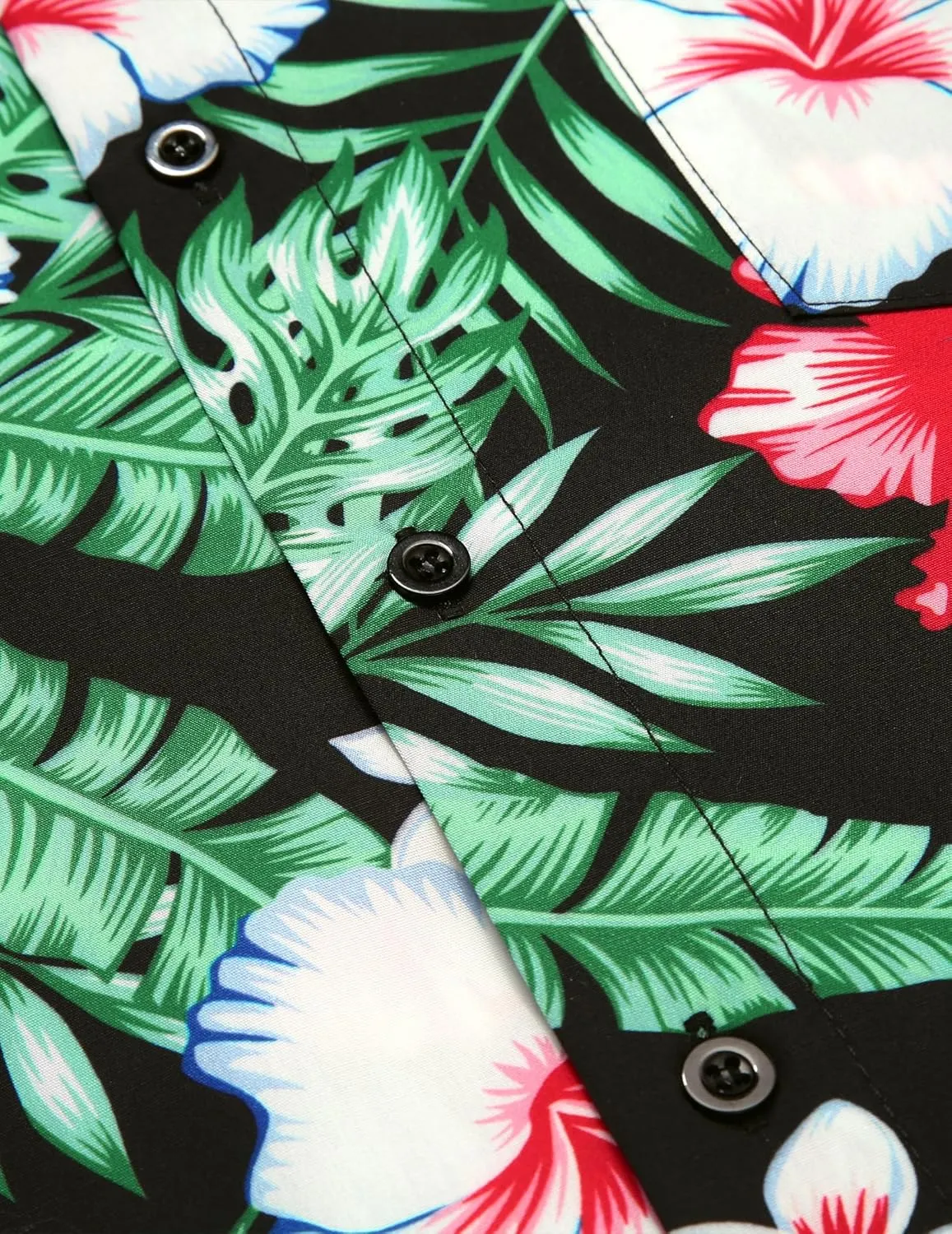 COOFANDY Mens Hawaiian Tropical Shirt Short Sleeve Casual Button Down Floral Summer Beach Shirts with Pocket