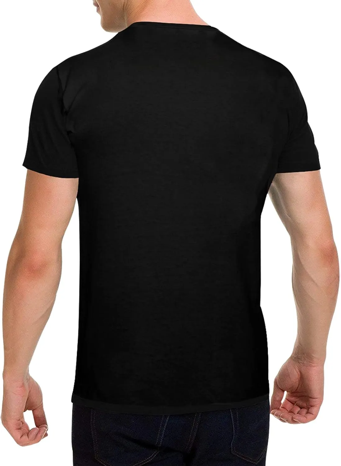 Men American Flag Patriotic Eagle T Shirt 4th of July Skull Round Neck Short Sleeve