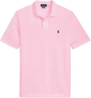 Ralph Lauren Men's Classic Fit Mesh Pony Logo Polo Shirt (XL, CarmelPink)