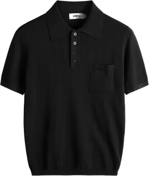 VATPAVE Mens Knit Polo Shirts Casual Short Sleeve Classic Ribbed Golf Shirt